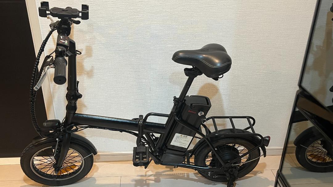 新品価格128000円！めちゃ速フル電動自転車 アクセル付 ひねちゃ モペット 腫れぼっ