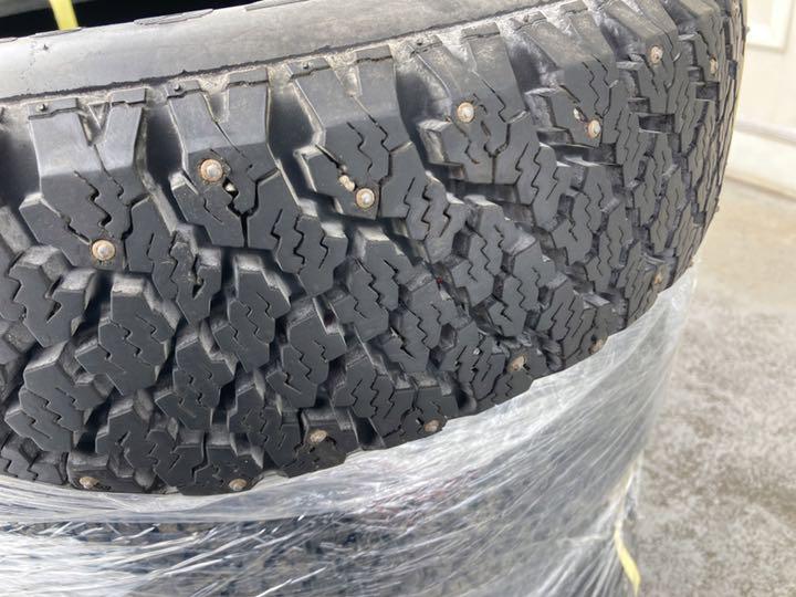 スパイクタイヤ☆9分山 GOODYEAR 155/70R13 75Q 4本