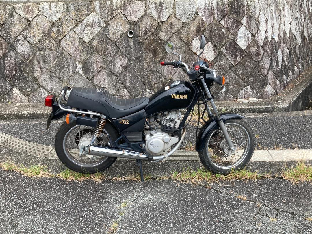 取りに来られる方限定、兵庫県宝塚市より出品】YAMAHA 白く SR125 4WP