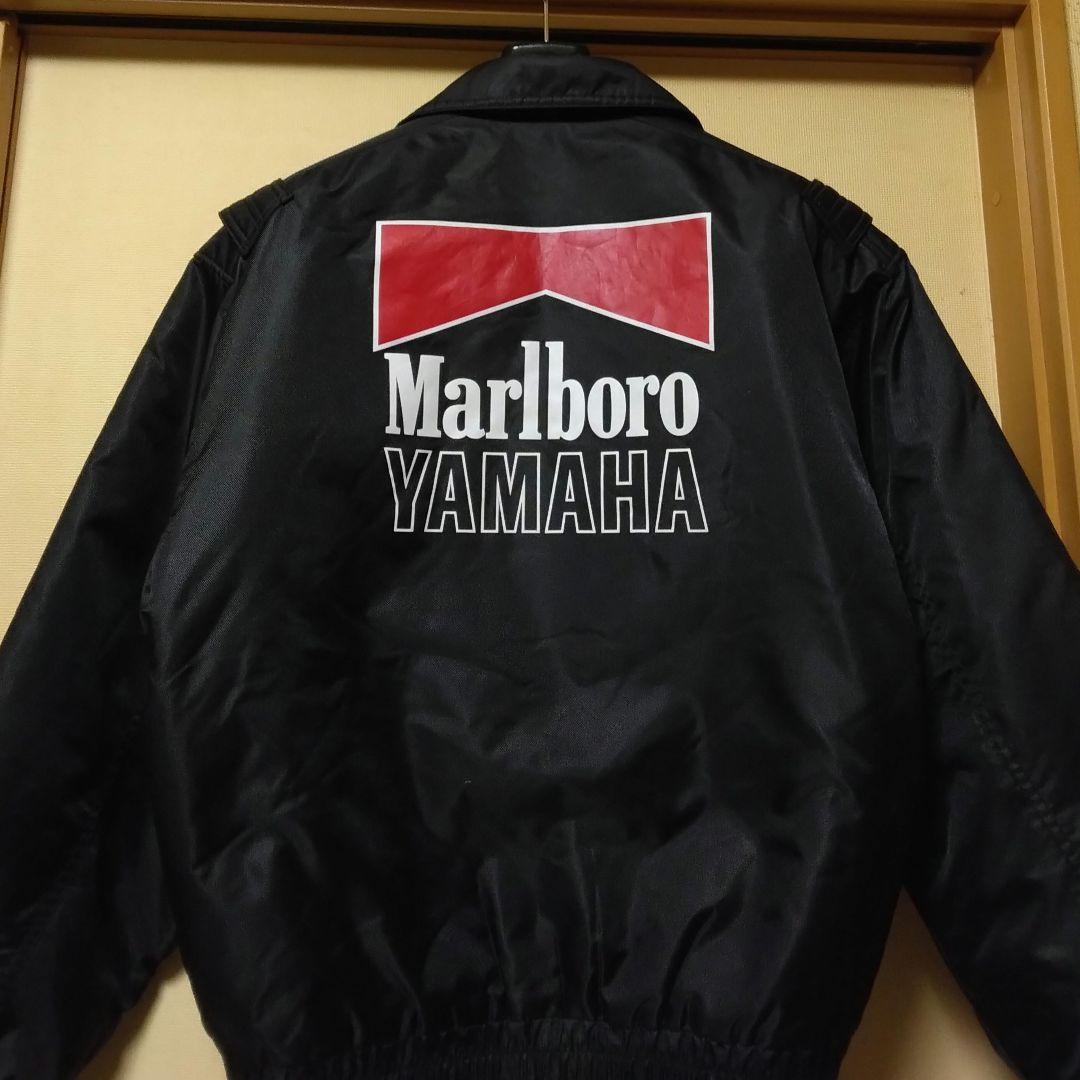 80〜90's】 マルボロ YAMAHA ナイロンレーシングジャケット M ブルゾン | 古着屋dp
