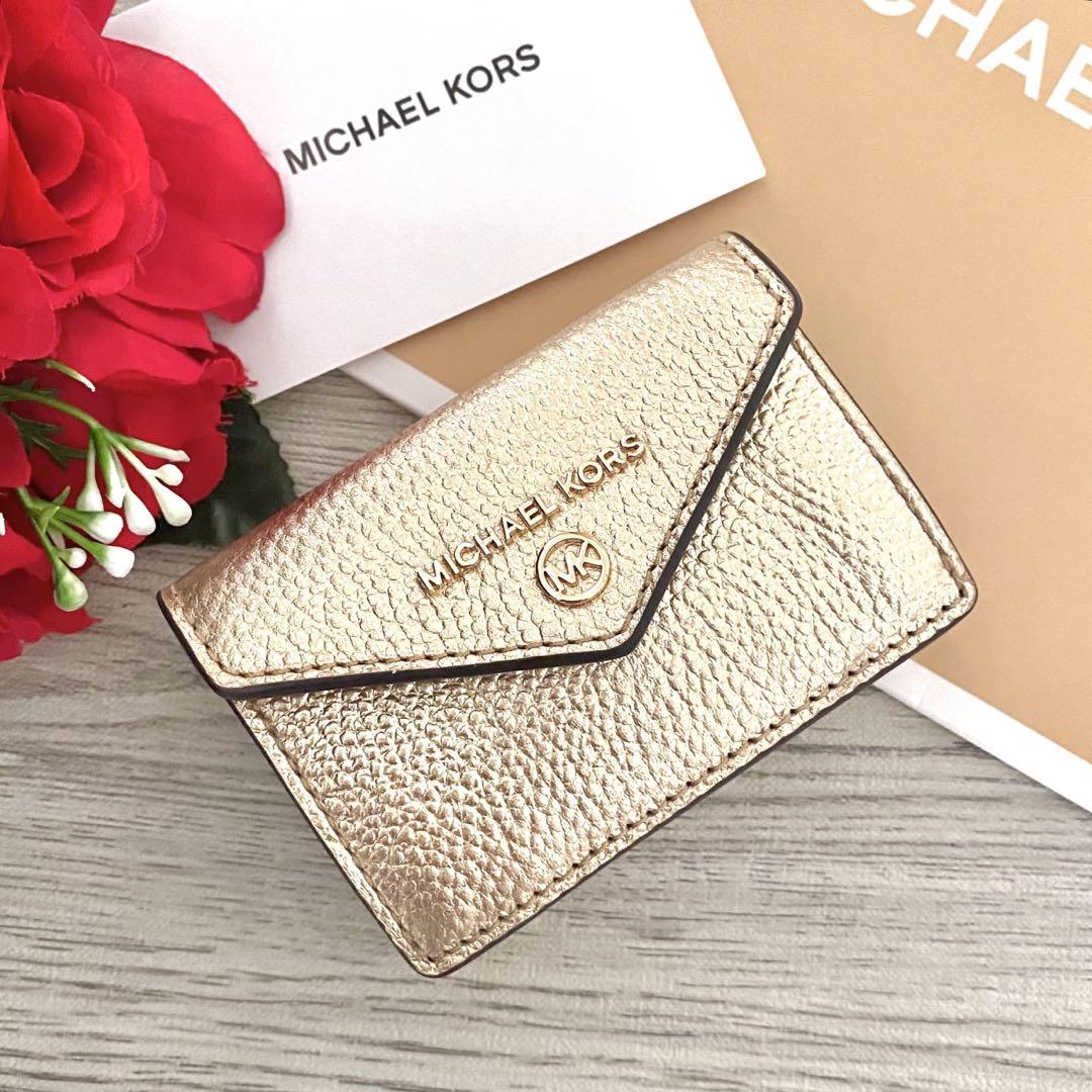 ☆最新モデル 【新品】MICHAEL KORS 二つ折り折り財布 遠慮なく レッド