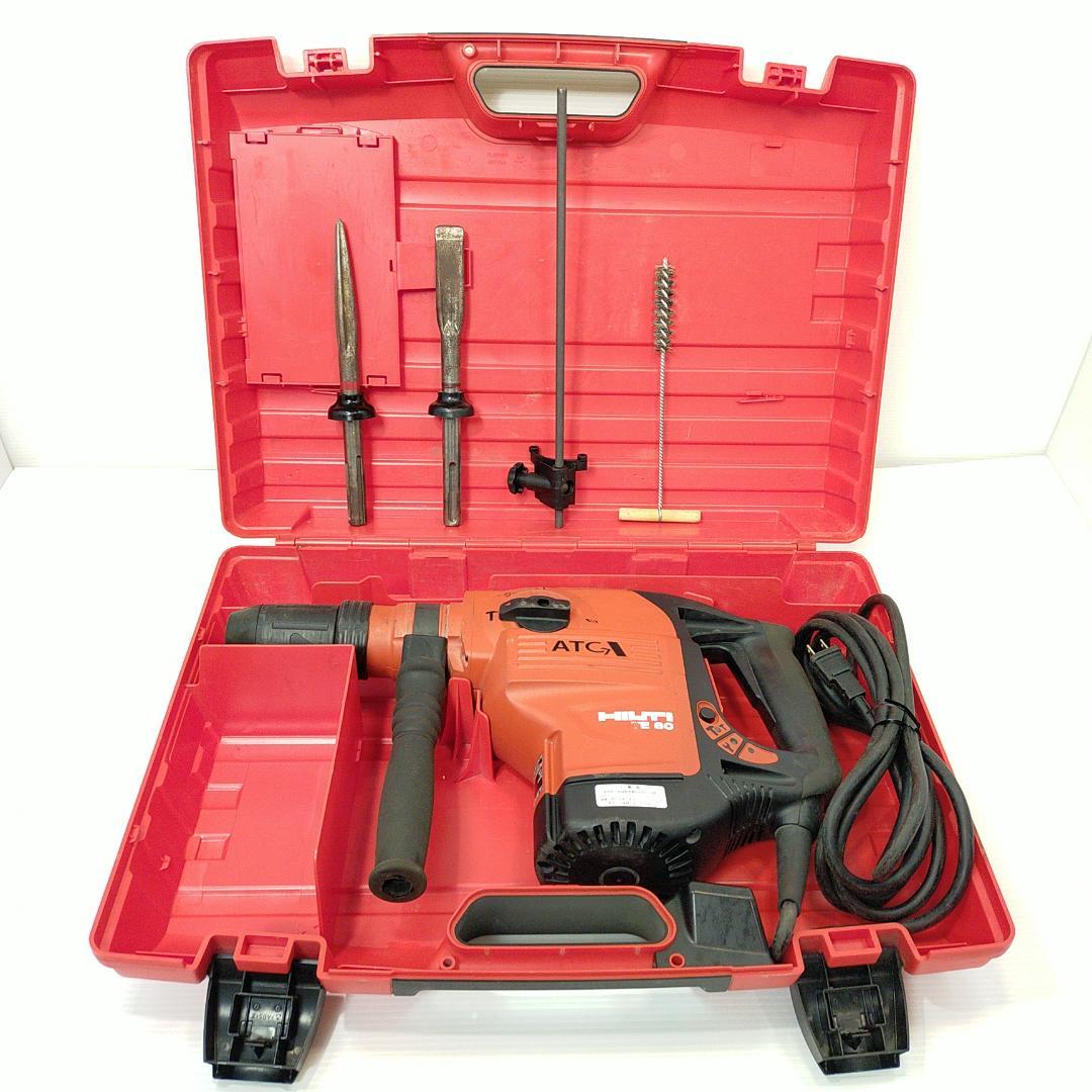 HILTI ヒルティ ロータリーハンマードリル TE 60-ATC 不味く チゼル2本付