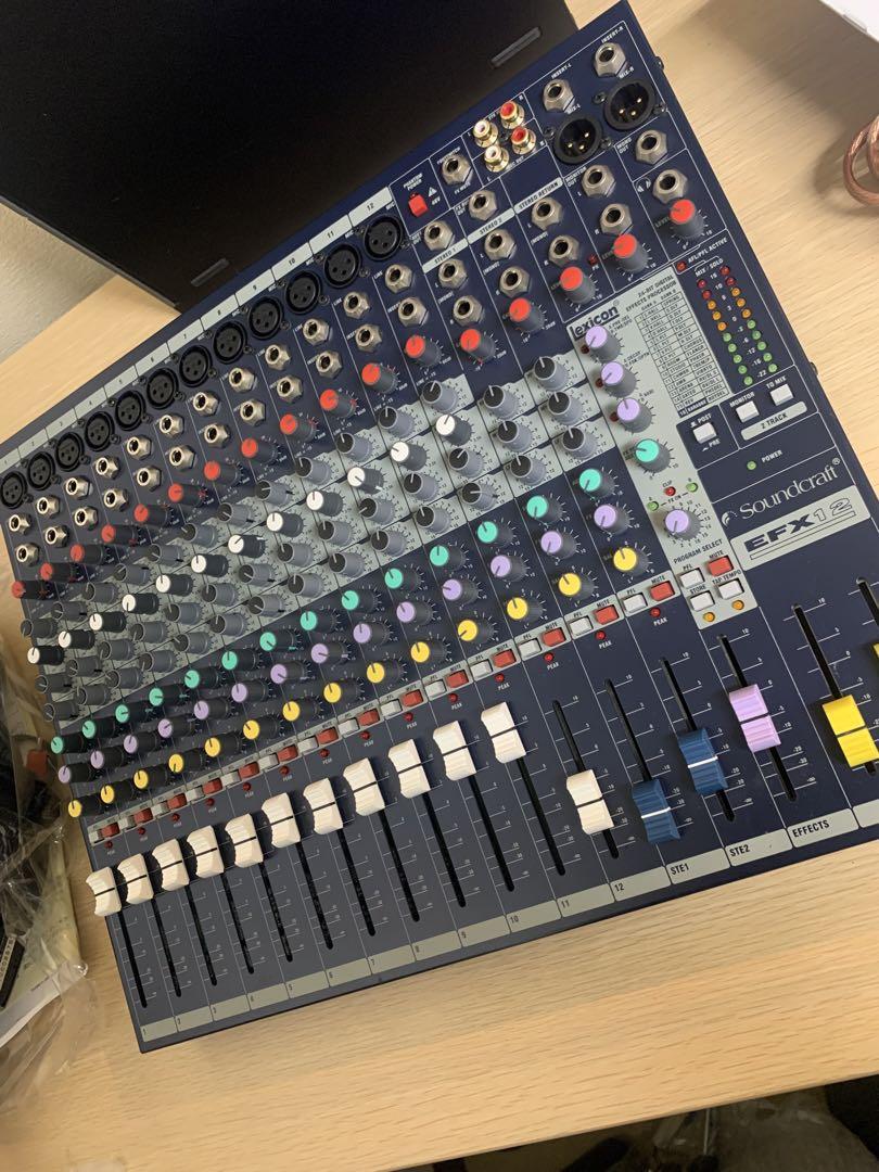 Soundcraft サウンドクラフト EFX12 アナログミキサー