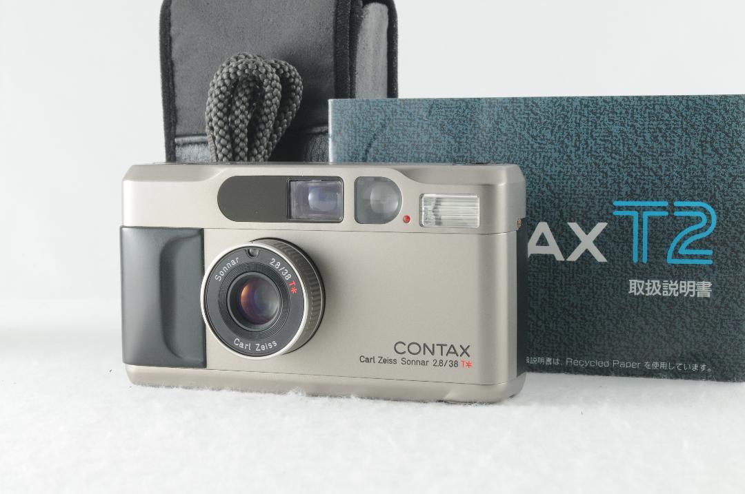 超美品 CONTAX コンタックス T2 ほろ苦い レンズカクカク動作無し