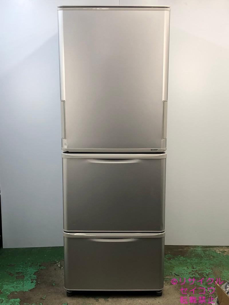 SHARP 350L まるい 冷蔵庫 SJ-W351D-S 2018年製 モノ市場半田店119