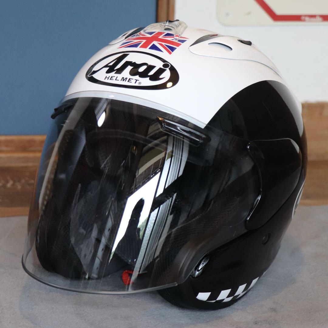 送料無料】Arai アライ MZ Phil Read フィルリード Mサイズ ミラーシールド付き｜ジェットヘルメット