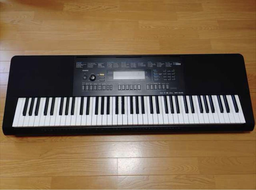 CASIO 76鍵盤 済まない 電子キーボード WK-245