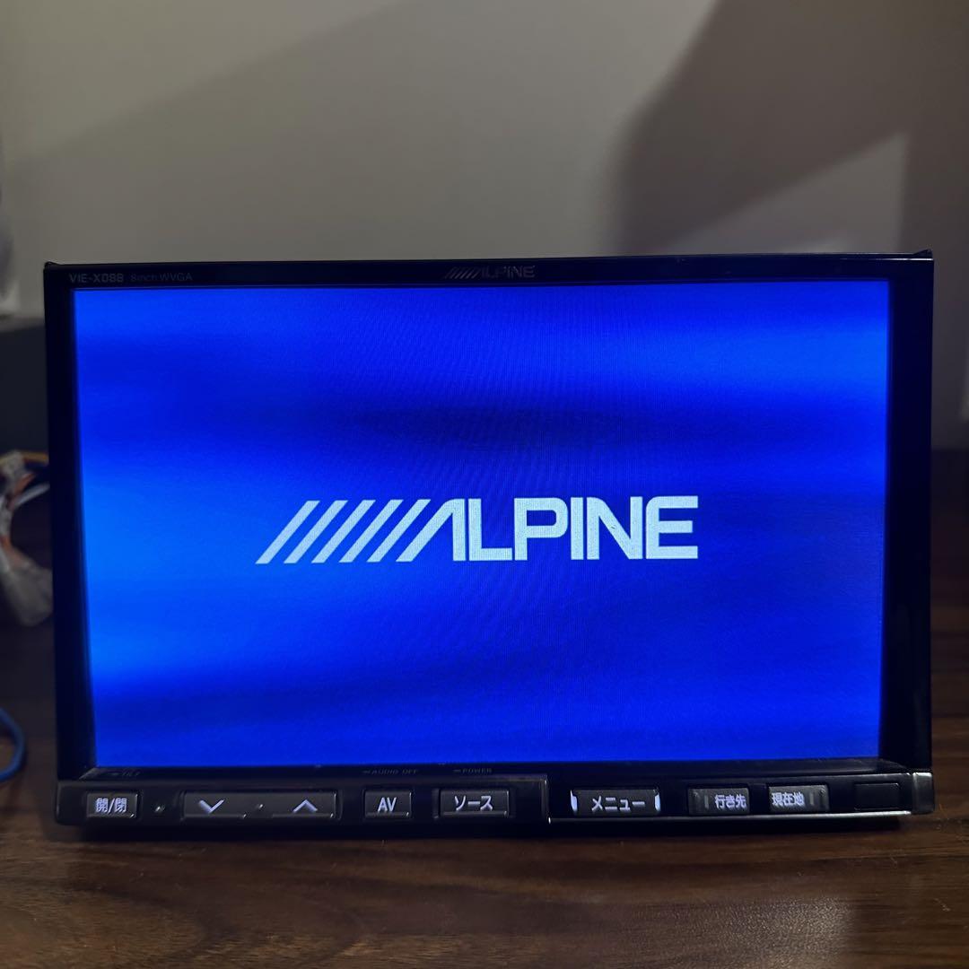 ALPINE アルパイン 8インチ ナビ VIE-X088 2010年地図データ