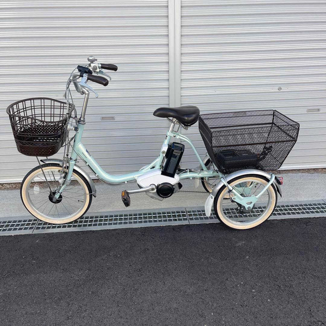 三輪車 悪かろ ブリヂストン電動アシスト三輪自転車【引き取り限定】美品