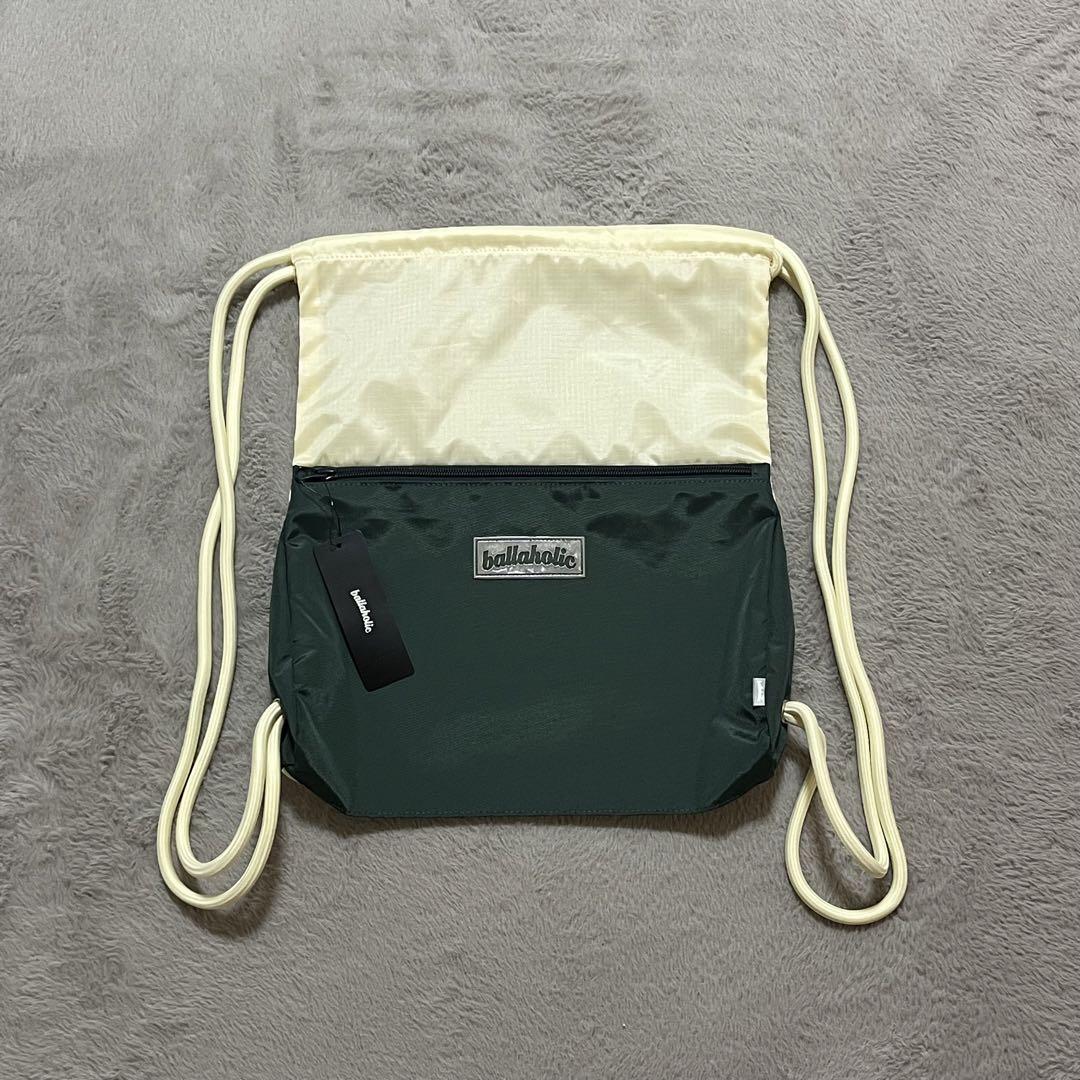 ballaholic】新品 Logo Zip 厚く Pocket Gymsack