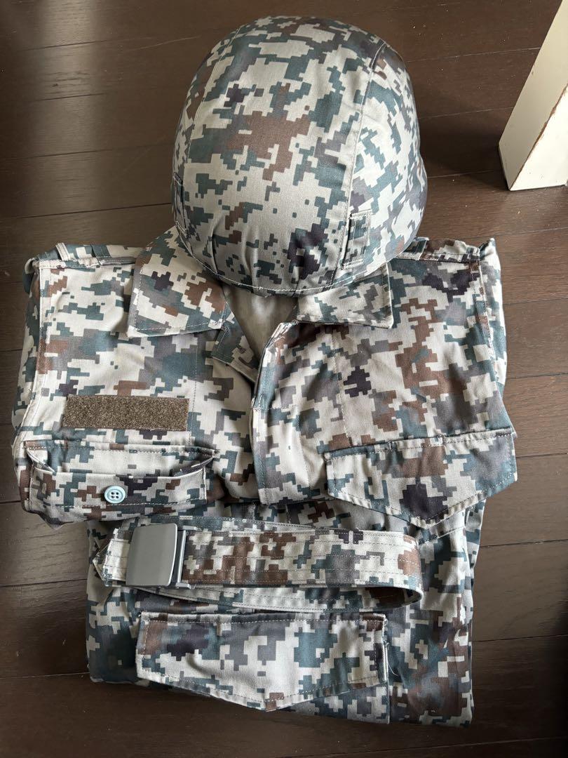 在庫限り】PX品 航空自衛隊 デジタル迷彩服 TC（EC） 上下ベルト