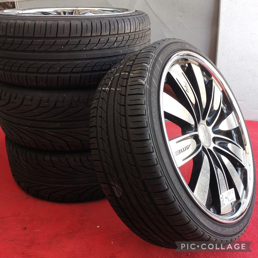 AME モデラート グレーサー 19インチ 19×8J 5穴 114.3 可笑し +46