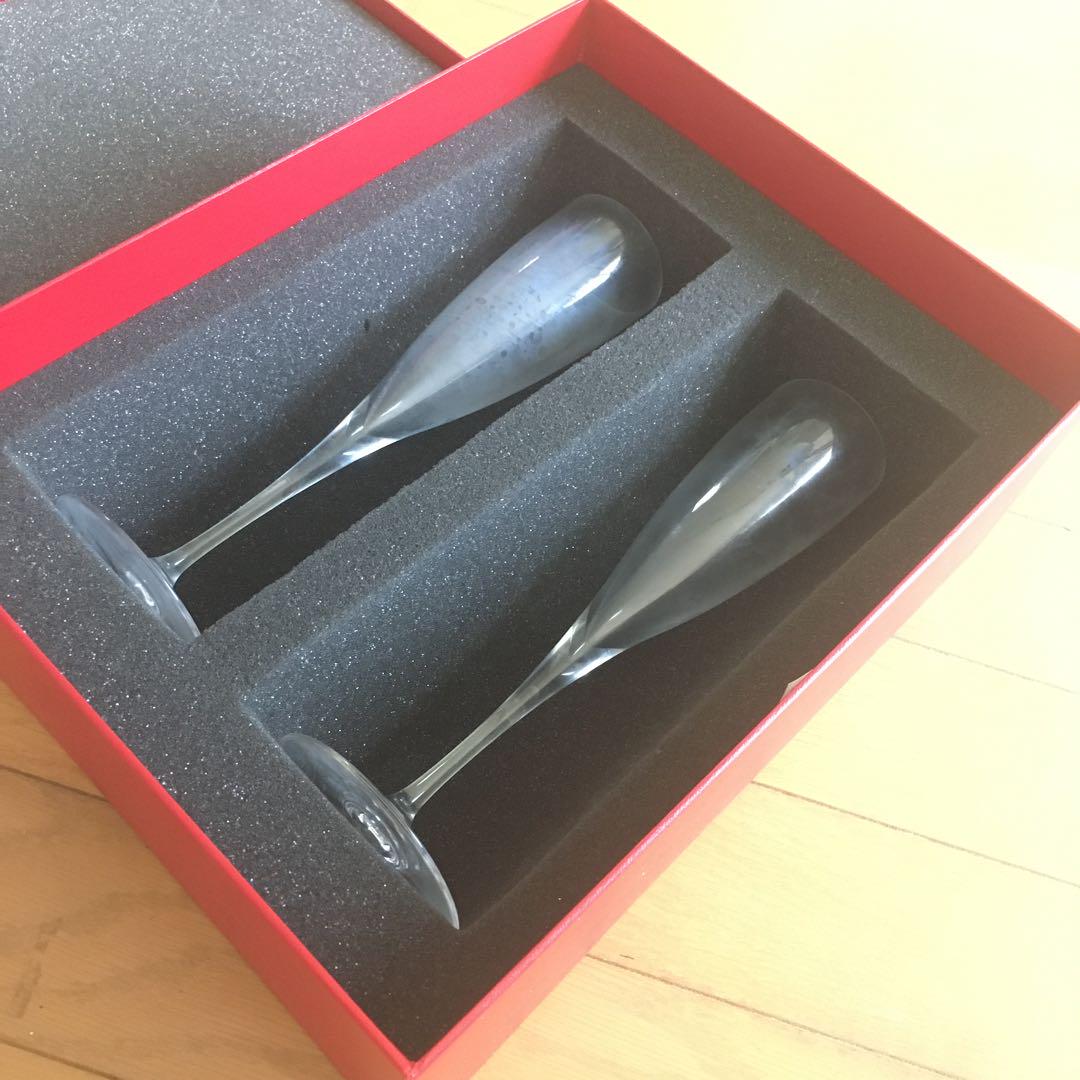 新品未使用 baccarat シャンパングラス 2ps