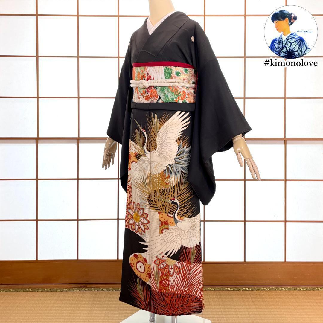 臈纈染〔ろうけつぞめ〕高級羽織［正絹］花柄