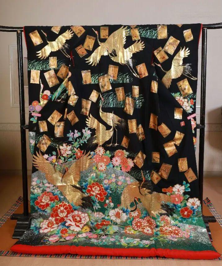 花嫁衣裳手描き友禅染打掛