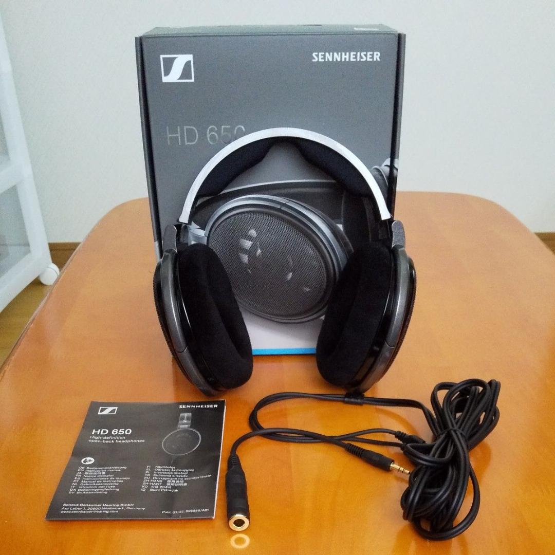 美品 ゼンハイザー SENNHEISER HD 650 新仕様版 ヘッドホン