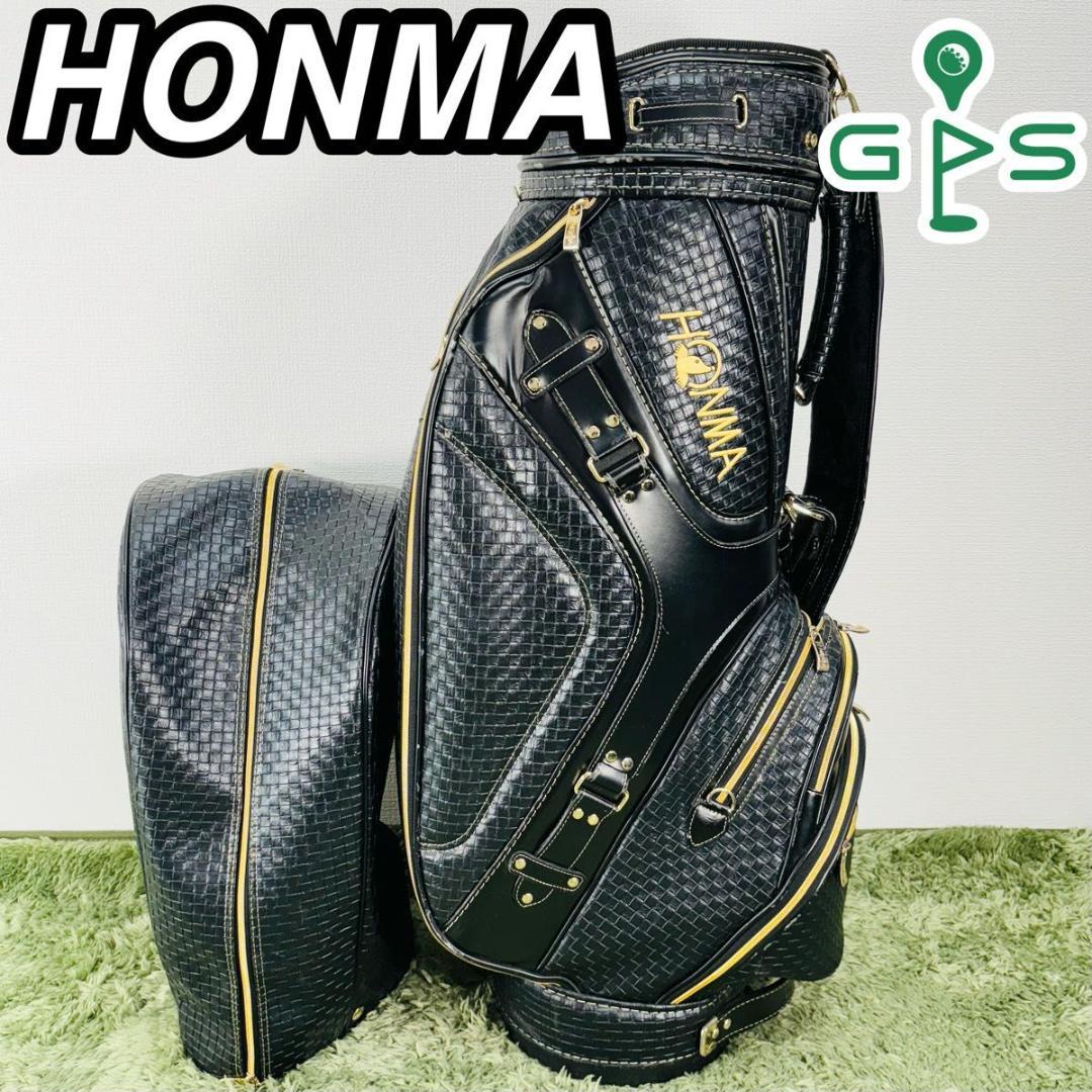 HONMA ホンマ キャディバッグ カート式 レトロ型 レザー 高級感