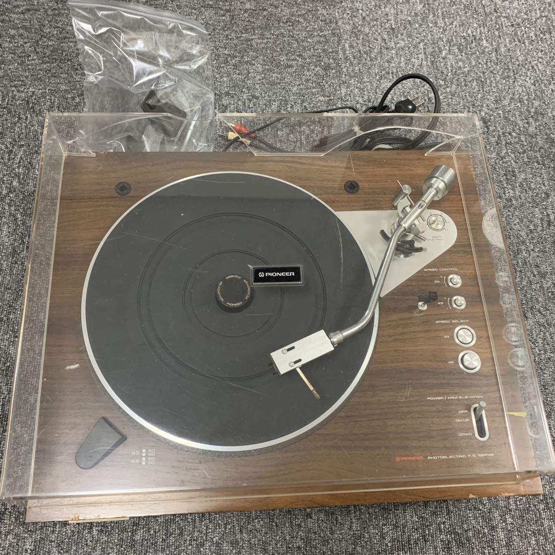 動作確認済］Pioneer PL-1250 パイオニア レコードプレーヤー 怪しい