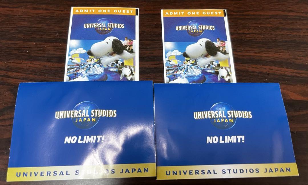 USJ パートナーパス×2枚 厚く ユニバ チケット