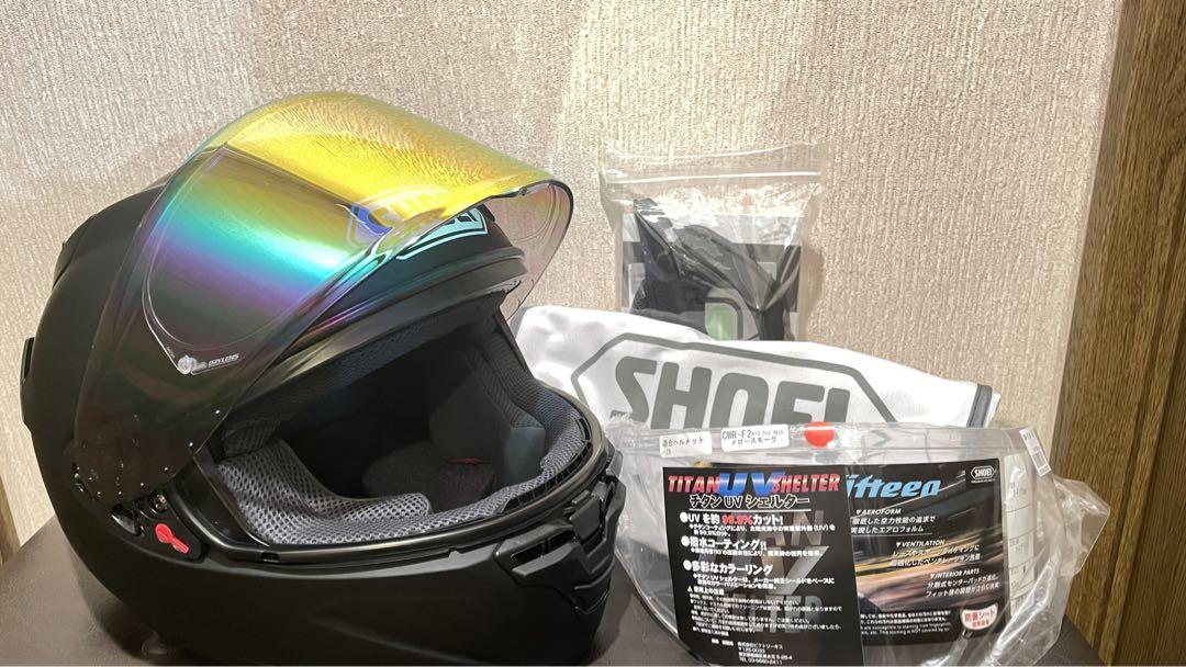 SHOEI X-Fourteen マットブラック！サイズL、試着のみ未使用保管