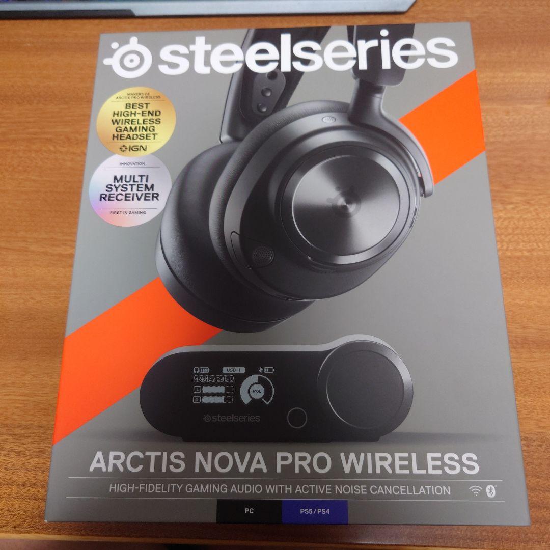 steel series arctis nova pro wireless 中古