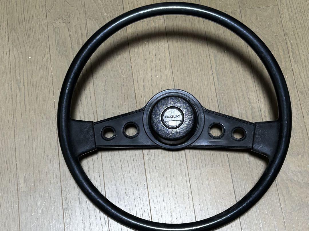 定番のお歳暮＆冬ギフト スズキジムニーSJ10 純正ステアリング当時物 パーツ