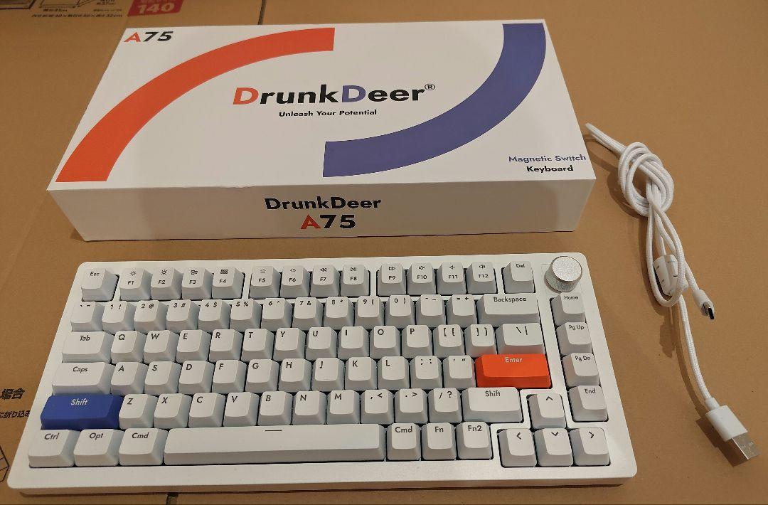 DrunkDeer A75 ラピッドトリガー キーボード メカニカル TKL