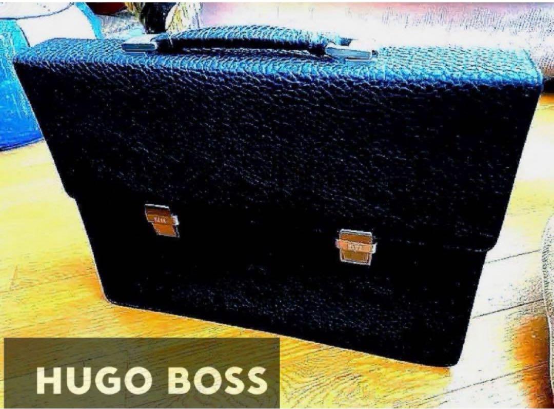 HUGO BOSS 本革アタッシュケース 愛しい