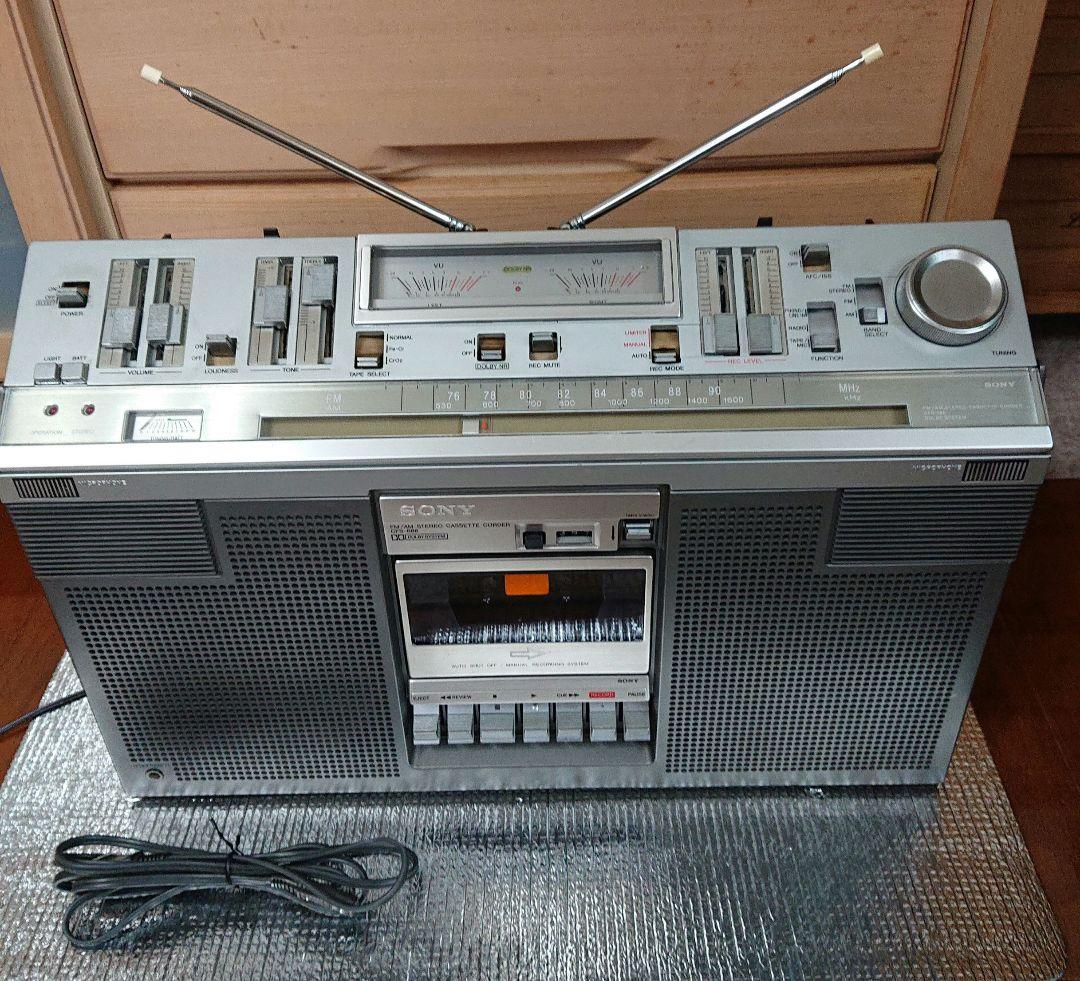 SONY ラジカセ CFS-686 汚らしく