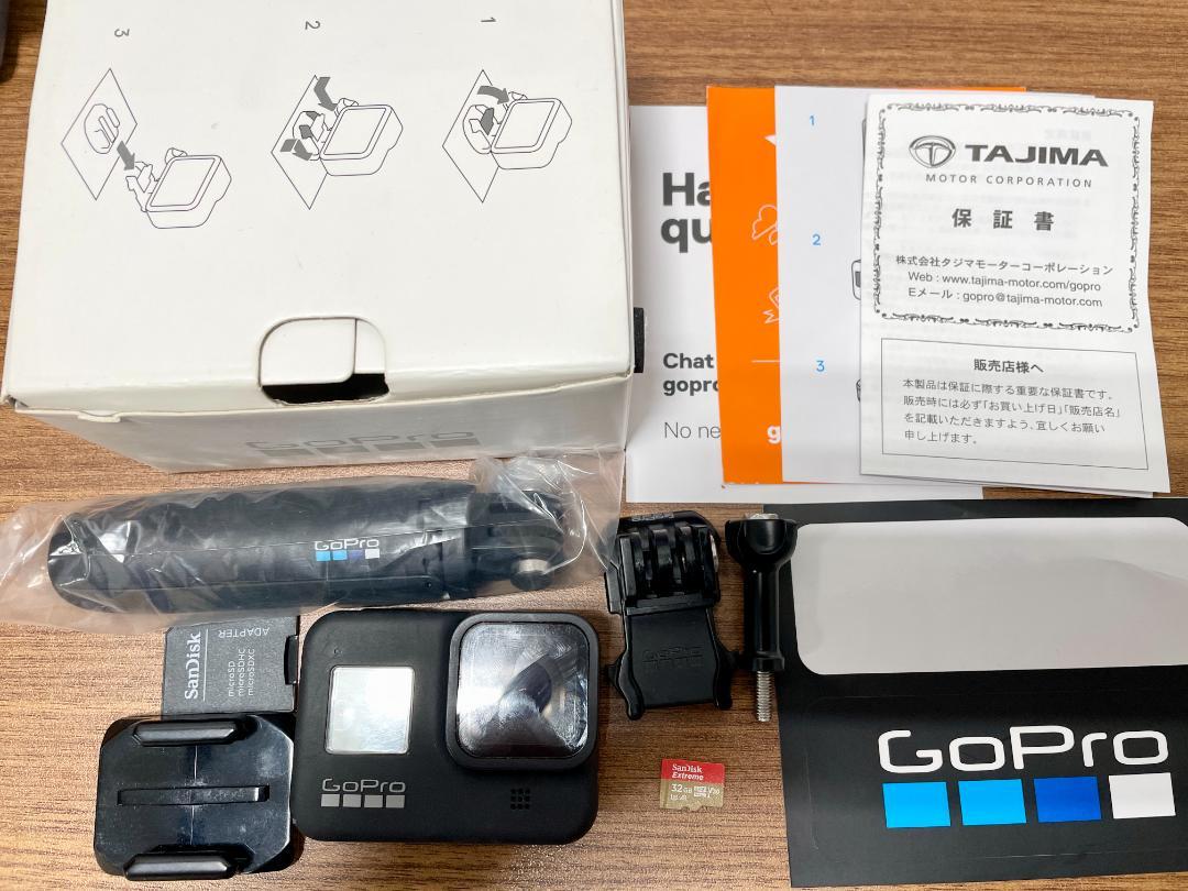 ◇GoPro◇hero8 あえなく Black◇お得セット売り◇32GB付き◇保証