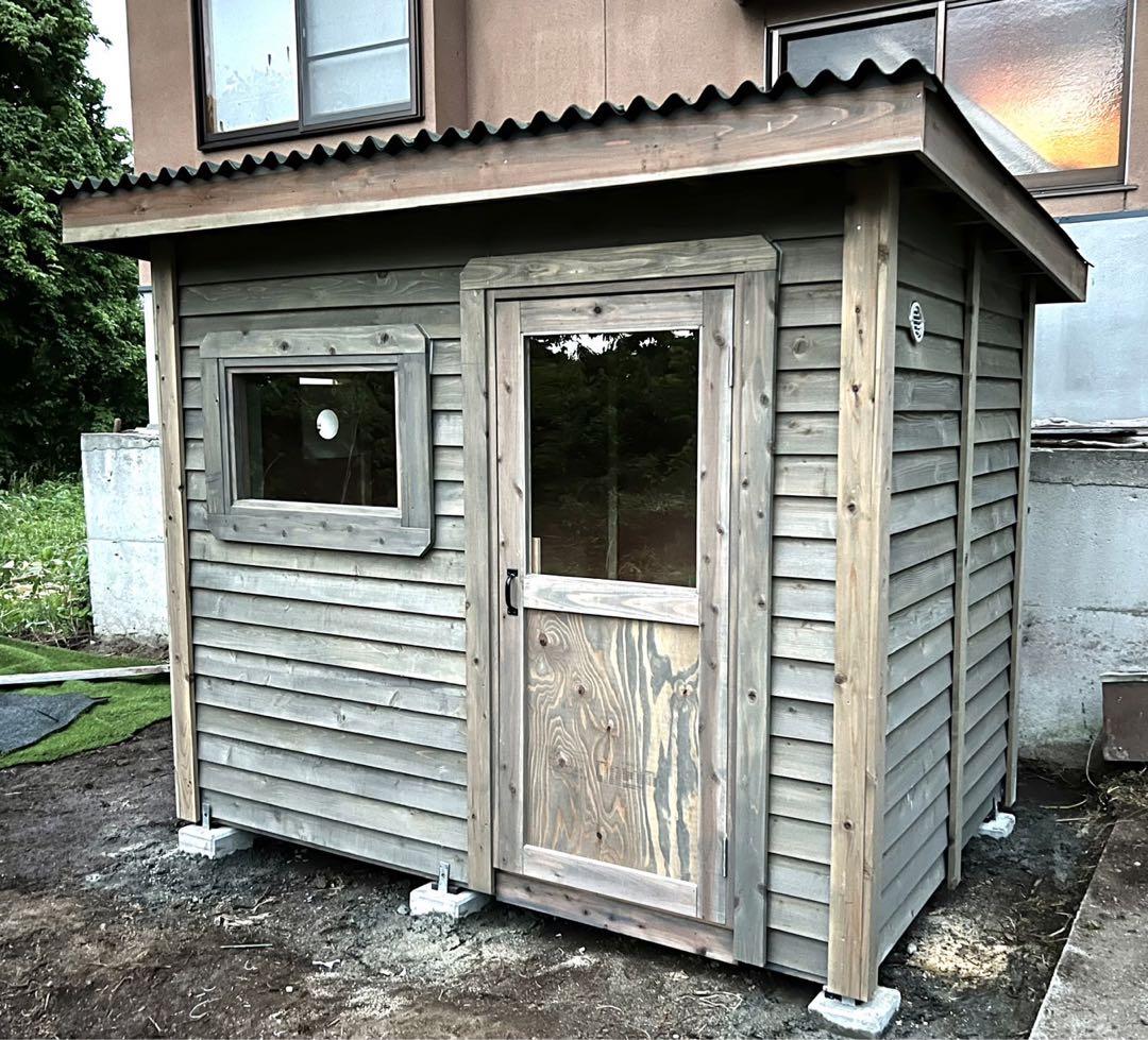 タイニーハウス サウナ ログハウス 物置 くさい 倉庫 小屋 プレハブ ガレージ M