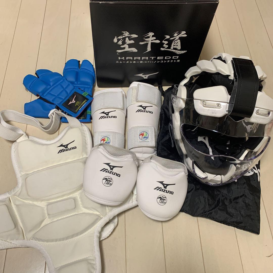 ミズノ 空手防具セット Jrサイズ 息苦しく