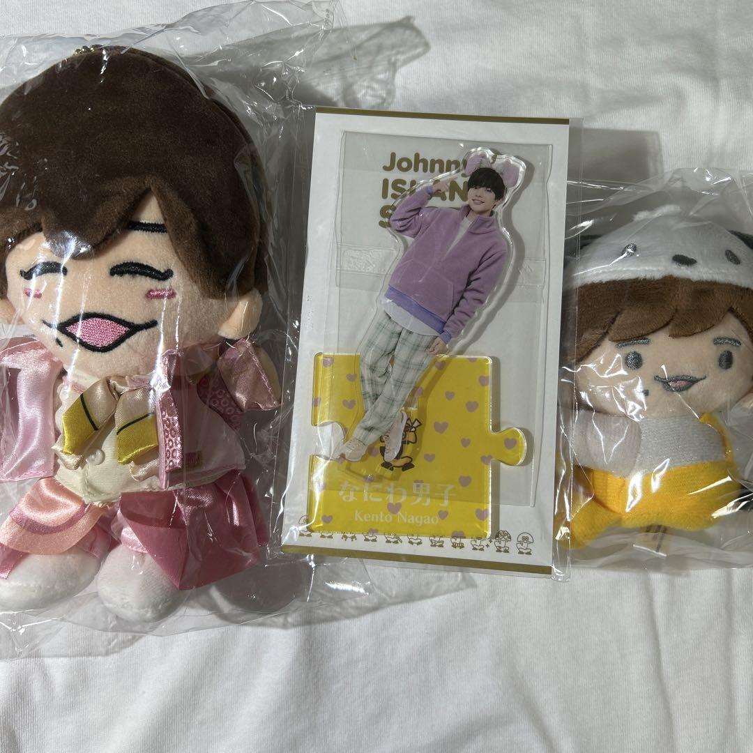 長尾謙杜 アクスタ、ちびぬい、サンリオマスコット セット