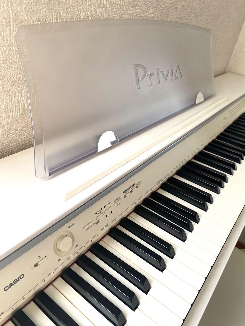 最終価格CASIO電子ピアノprivia PX-750 心無 ホワイトピアノ 白ピアノ