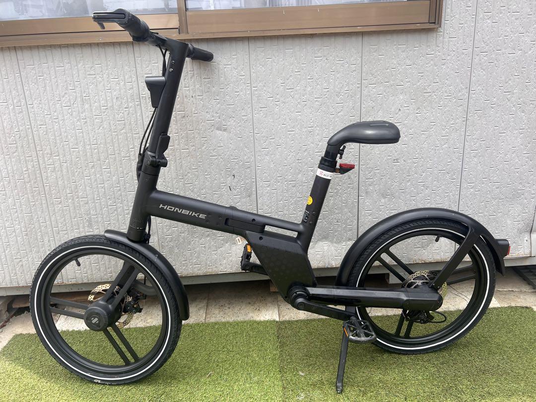 HONBIKE ホンバイク 電動アシスト自転車 折り畳み式 チェーンレス