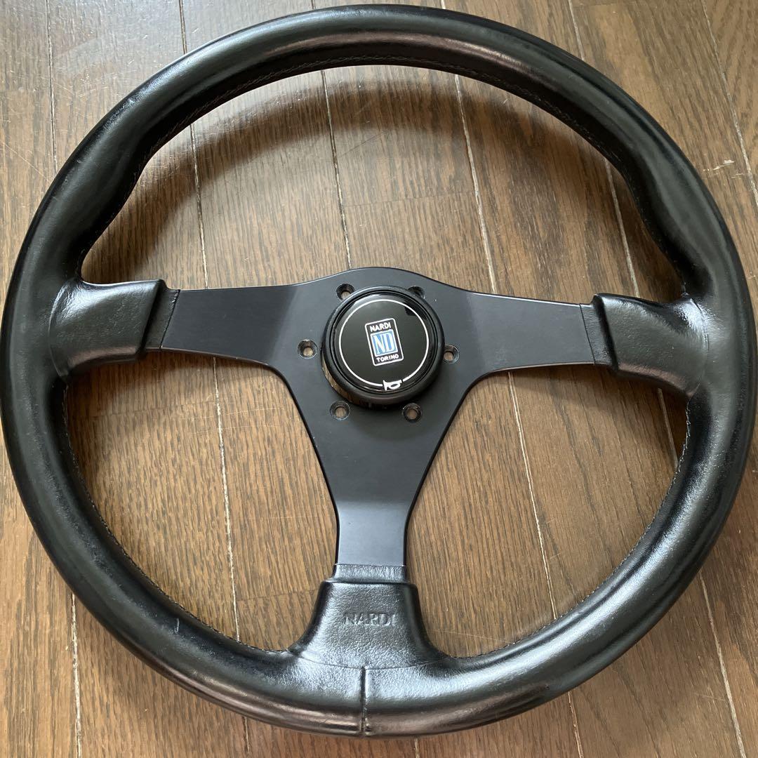 NARDI 野暮った ナルディ レザー ステアリング ホイール 36φ