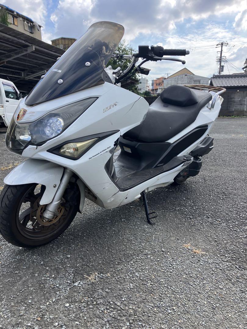 堺市デイリンQ2 125CC 旨かっ 白