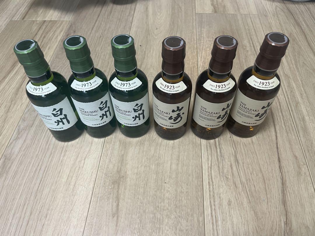 サントリー 山崎180ml×3 白州 180ml×3 6本セット すさまじい