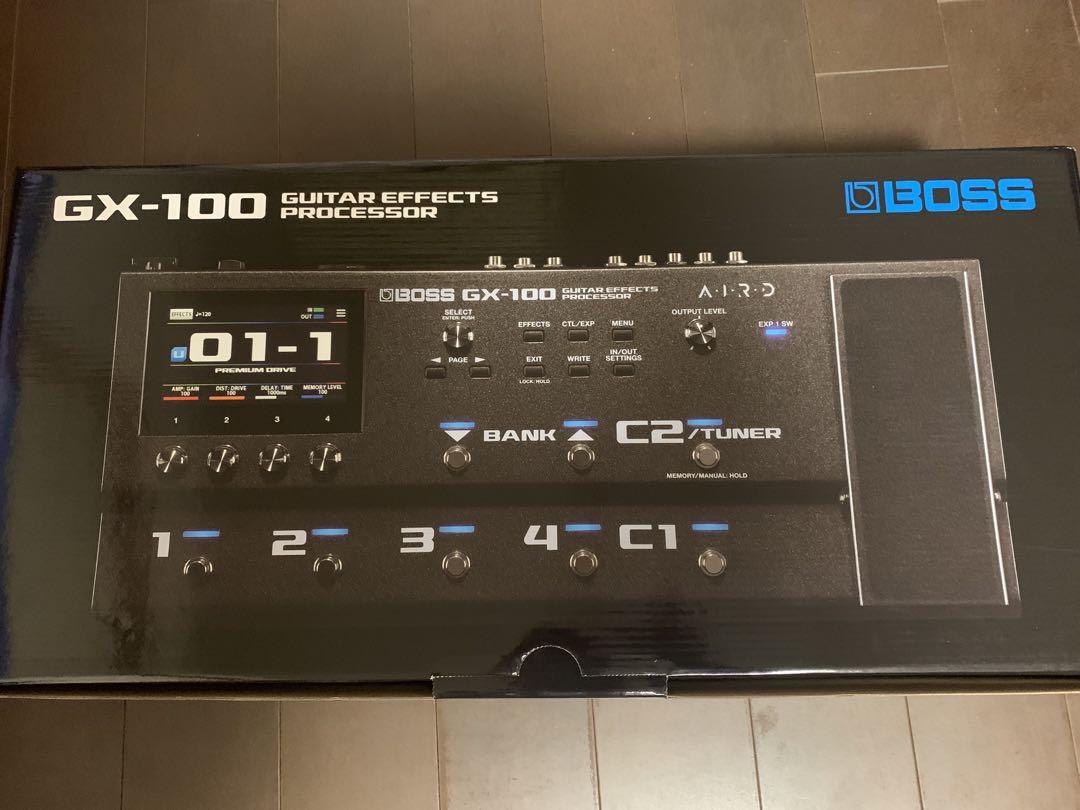 【数量限定!トートバッグプレゼント】 BOSS 飾る GX-100 純正ケース 専用Bluetoothアダプターセット マルチエフェクター ACアダプター同梱 ボス Guitar Effects Processor