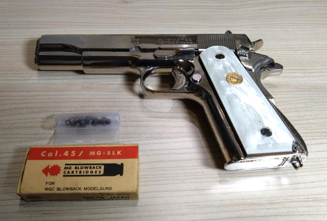 MGC COLT.45 ガバメント GM2 シルバーメッキ ABSモデルガン