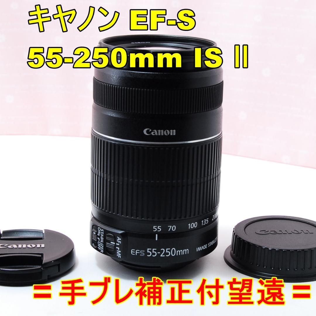 〓手ブレ補正付望遠〓キヤノン EF-S 55-250mm Ｆ4-5.6 IS Ⅱ