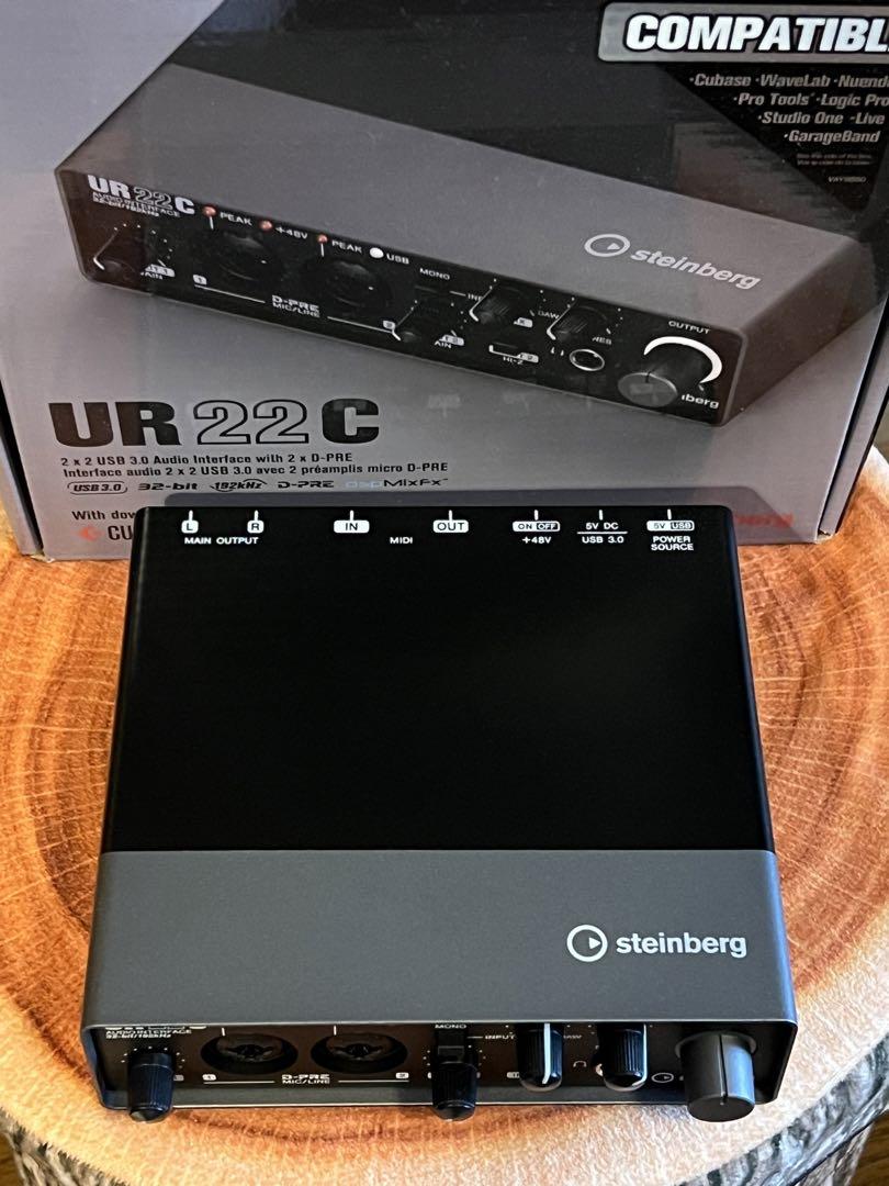 美品】Steinberg USB3.0 うすかっ オーディオインターフェイス UR22C