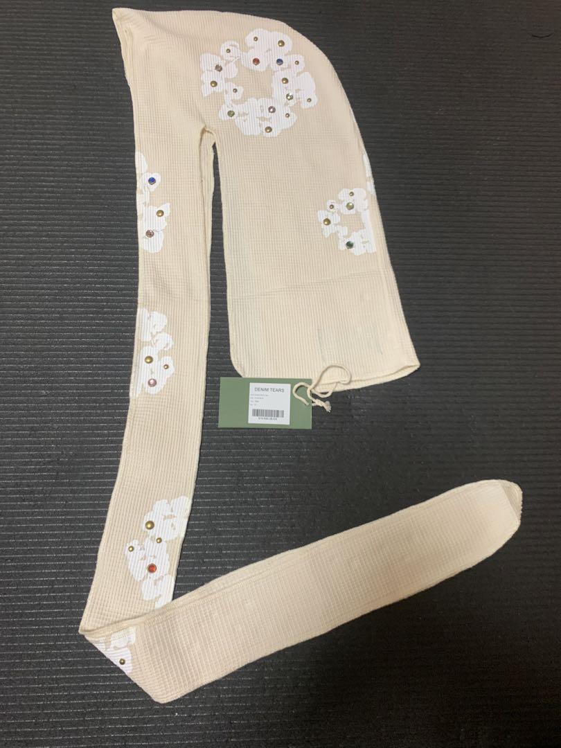 Rhinestone Cotton Wreath Durag Oatmeal
