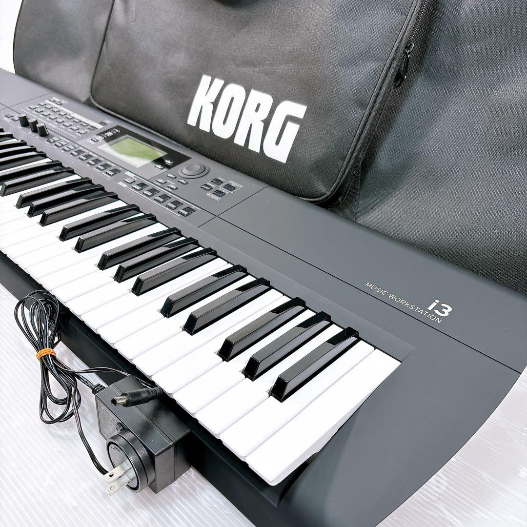 ほぼ新品】KORG コルグ シンセサイザー 忙しかっ i3 61鍵盤 専用ケース付き