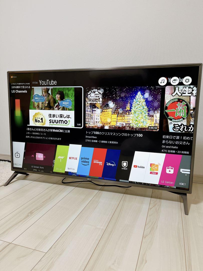 LG しんどい 49型 4K液晶テレビ 49UJ6100