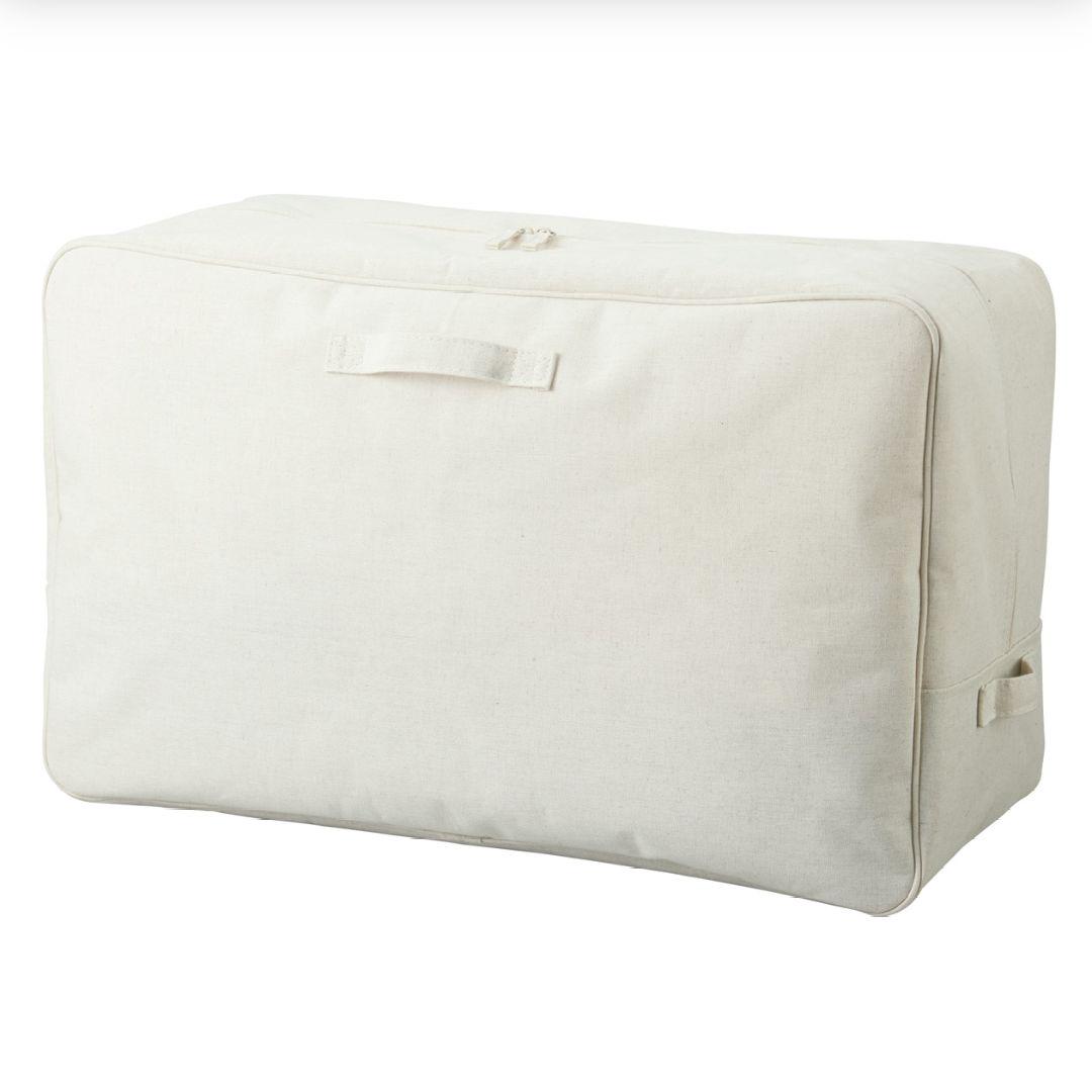 美品【4個セット】無印良品 ポリエステル綿麻混 ソフトボックス