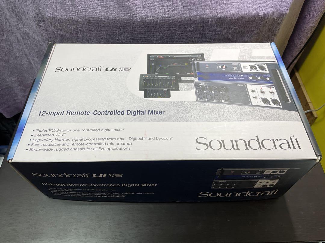 Soundcraft Ui12 ままならなく リモートコントロール デジタルミキサー