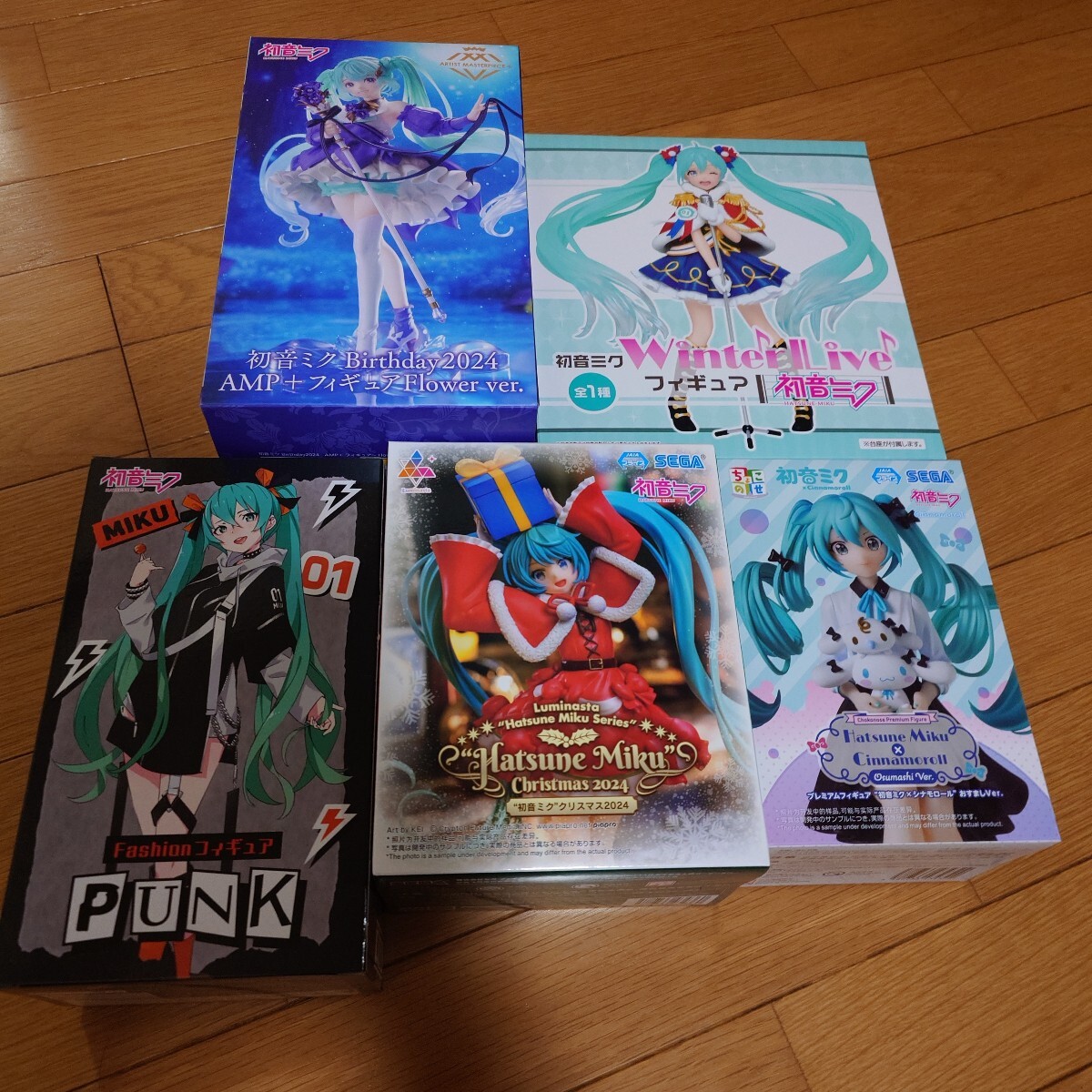 5体セット 初音ミク フィギュア クリスマス PUNK シナモンロールおすましver winter live Birthday 2024  売買されたオークション情報 落札价格 【au payマーケット】の商品情報をアーカイブ公開