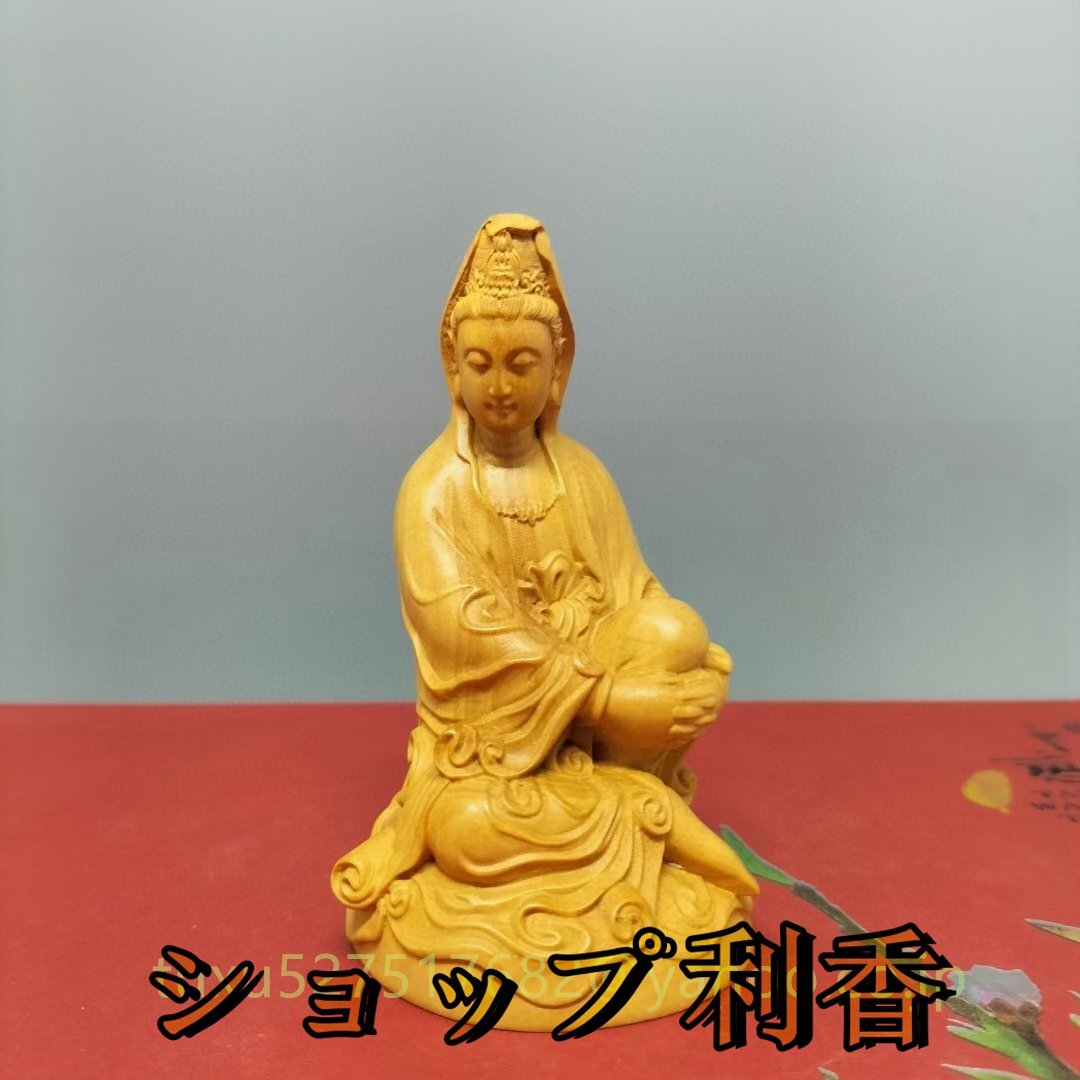 新品 木彫 仏教美術 観音菩薩 仏像 彫刻 置物 開運 風水 売買されたオークション情報 落札价格 【au payマーケット】の商品情報をアーカイブ公開