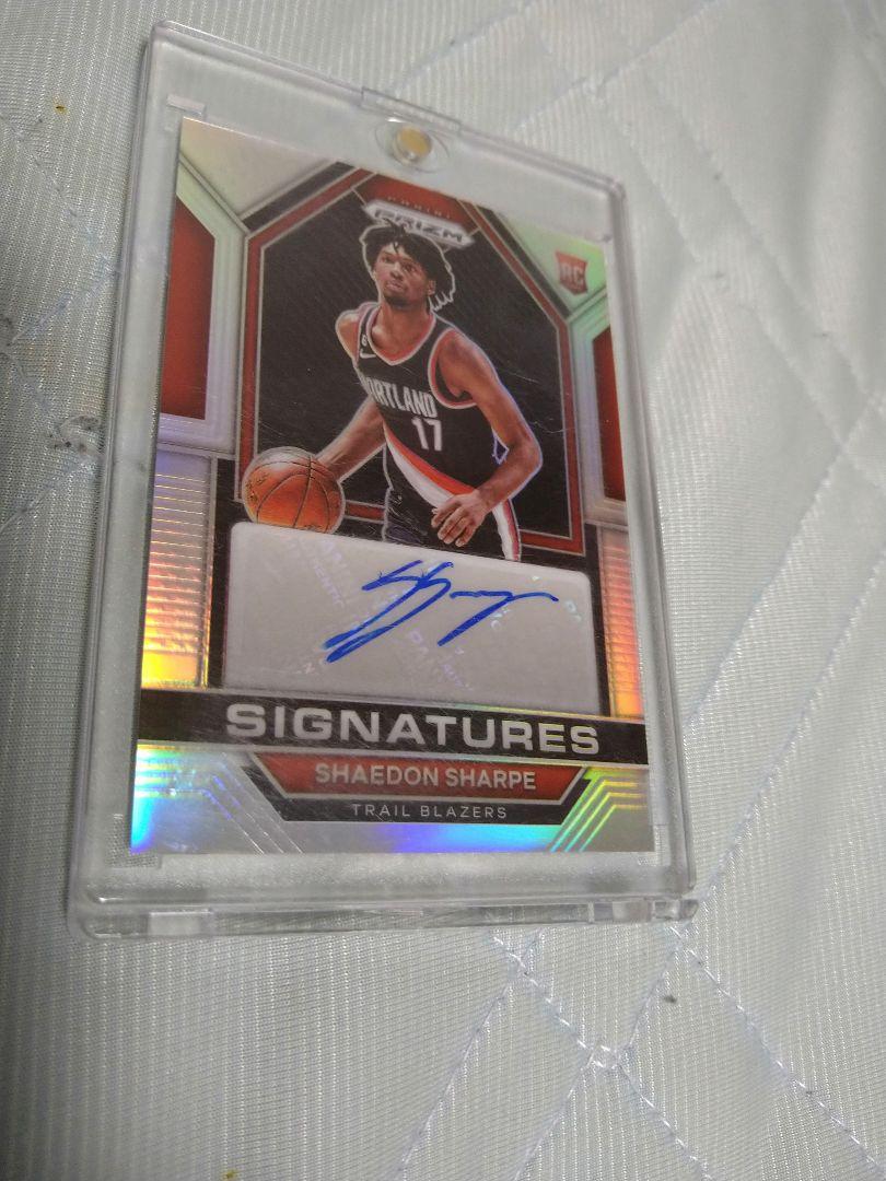 22-23 Shaedon Sharpe Silver Prizm Auto